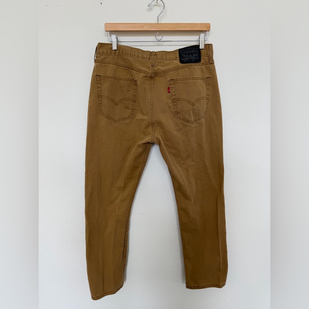 Men’s Levi 514 Straight Fit Jeans 34x30 Brown - Picture 3 of 7